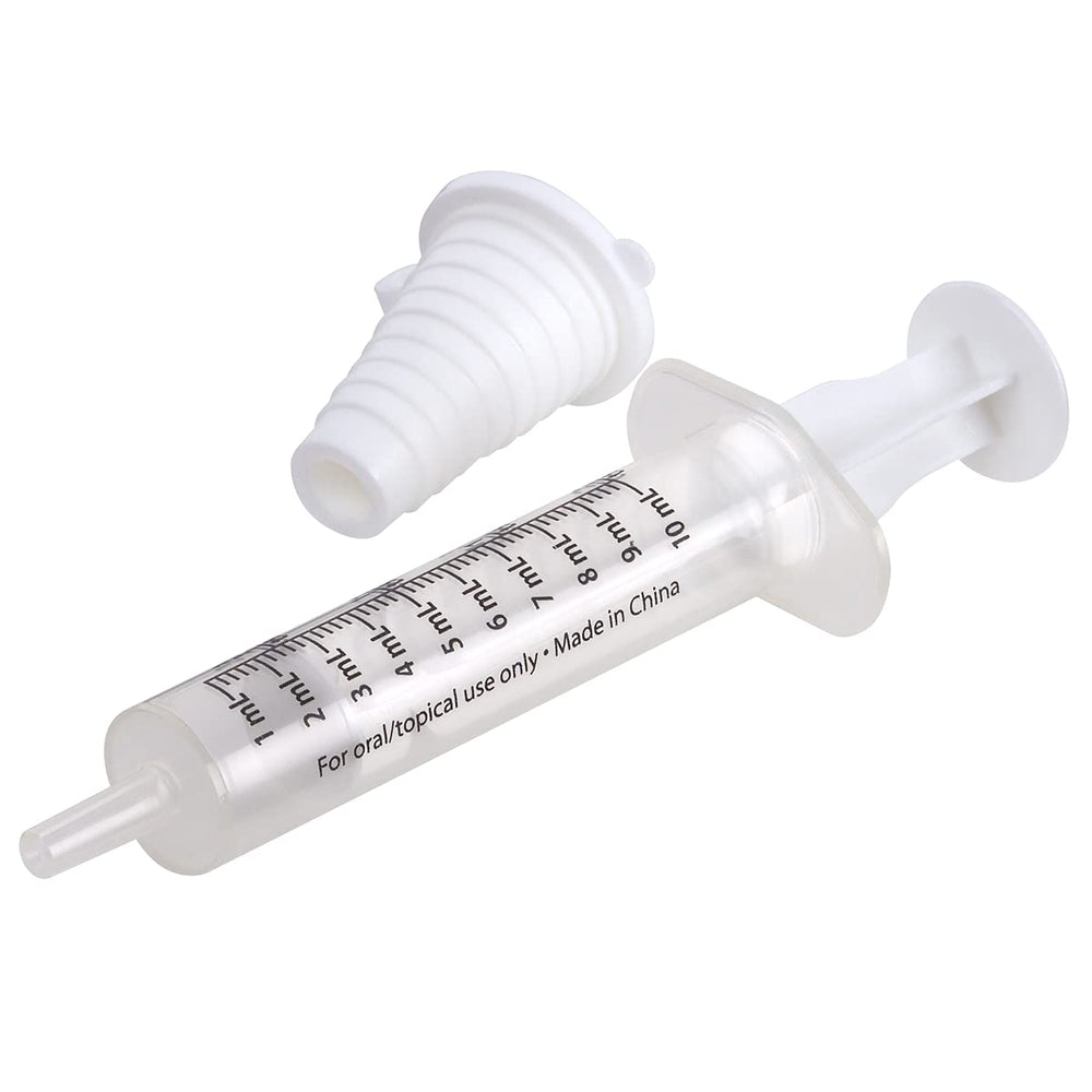 EZY DOSE Baby Syringe with bottle adapter for mess-free dosing at home.