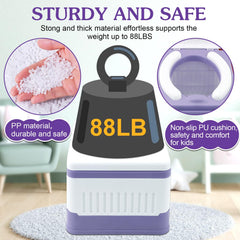 Fabulas portable potty folded compact fits easily in a bag or car trunk.