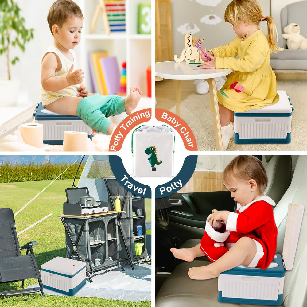 Fabulas portable potty in car for emergency trips
