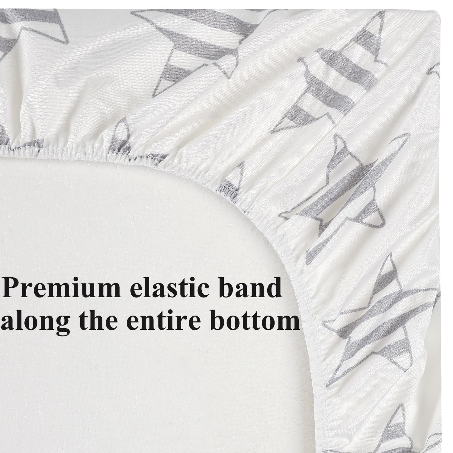Fadacudan bassinet sheet care-instructions is easy to wash and reuse.