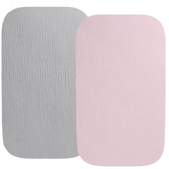 Fadacudan muslin bassinet sheet fits Beside Me Dreamer for snug, breathable sleep