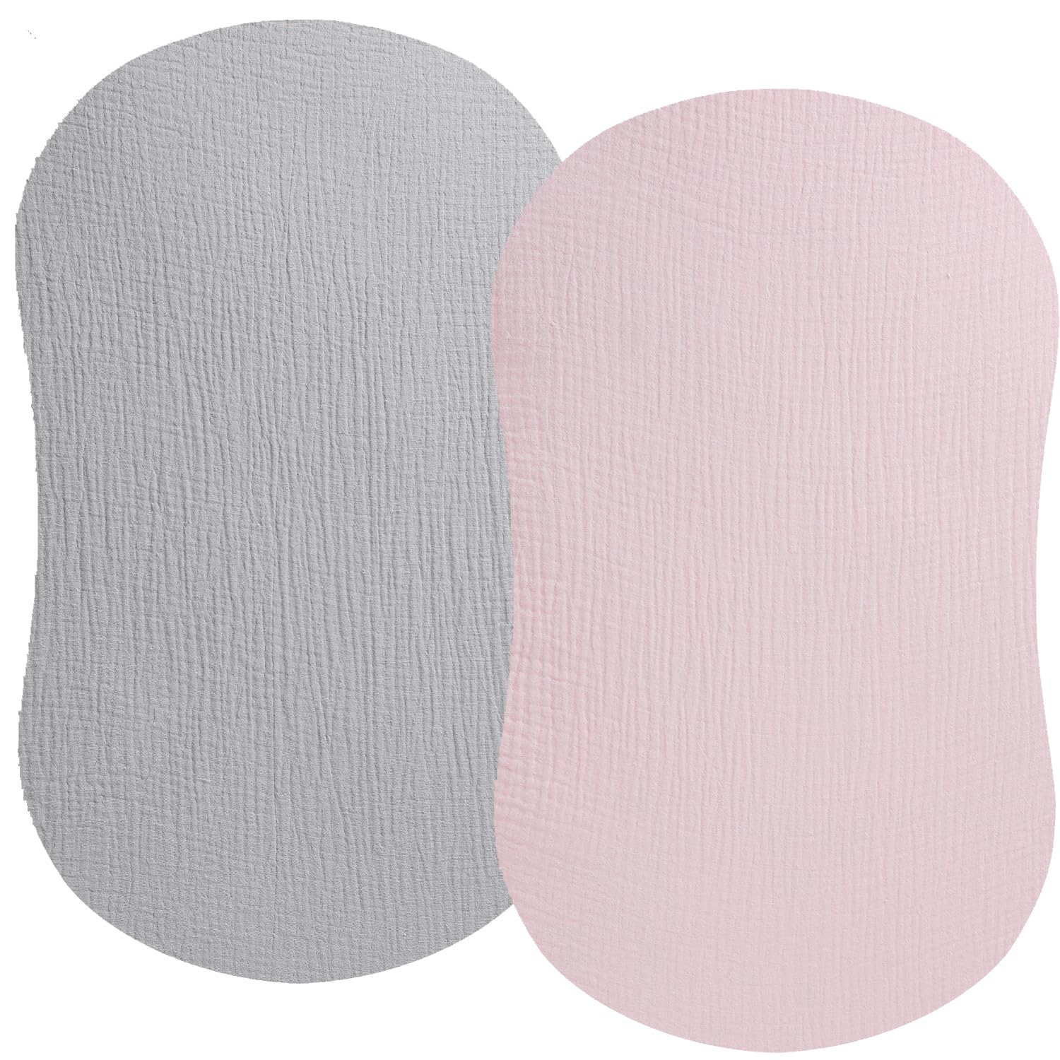 Fadacudan muslin bassinet sheet for Halo Swivel—snug, breathable sleep surface