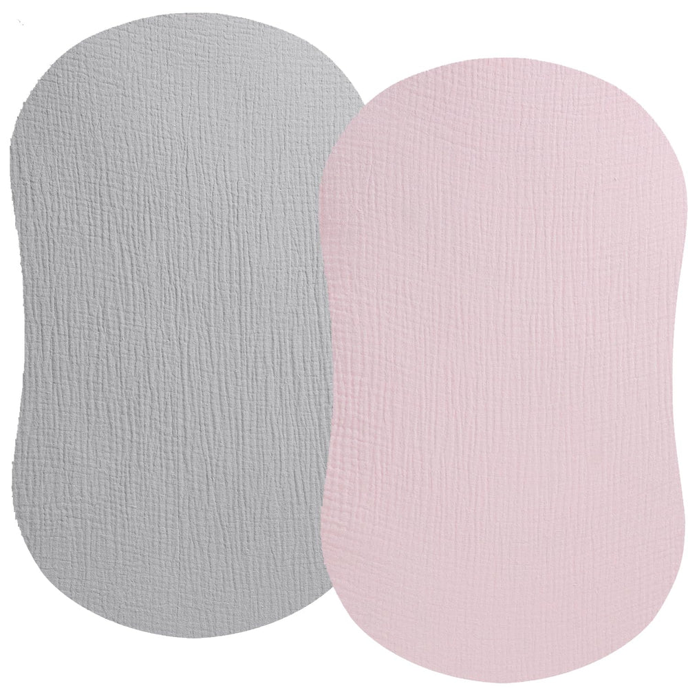 Fadacudan muslin bassinet sheet for Halo Swivel—snug, breathable sleep surface