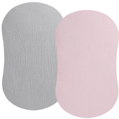 Fadacudan muslin bassinet sheet for Halo Swivel—snug, breathable sleep surface