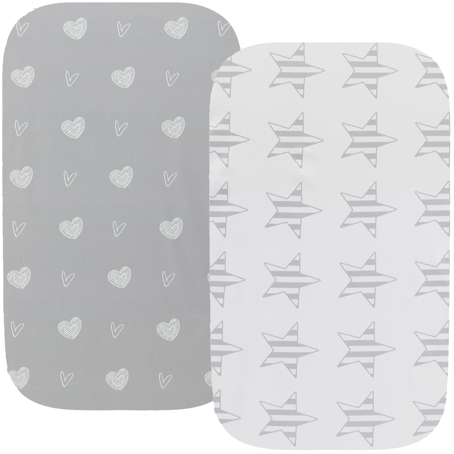Fadacudan waterproof bassinet sheet fits 19x32 for Mika Micky and Milliard compatibility, keeps mattress clean.