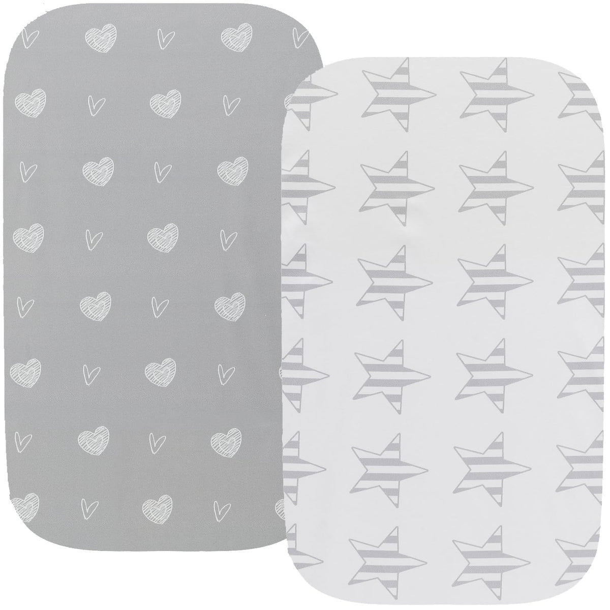 Fadacudan waterproof bassinet sheet fits 19x32 for Mika Micky and Milliard compatibility, keeps mattress clean.