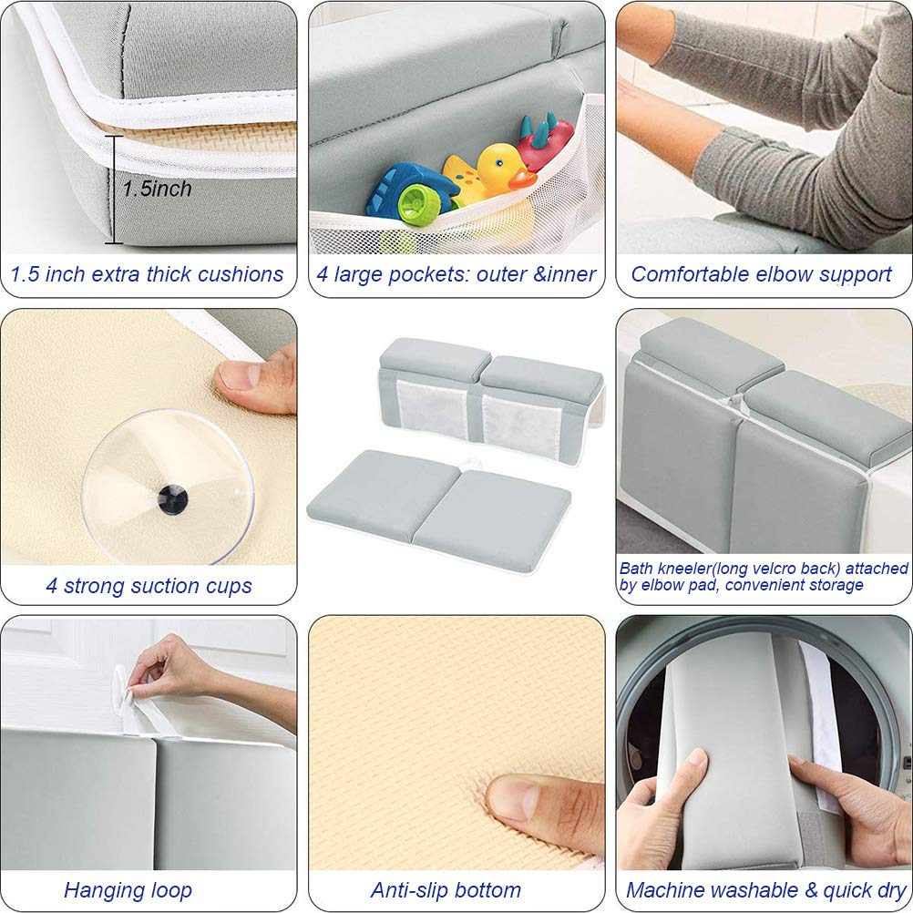 Fafeicy bath toy organizer storage bag keeps essentials within reach