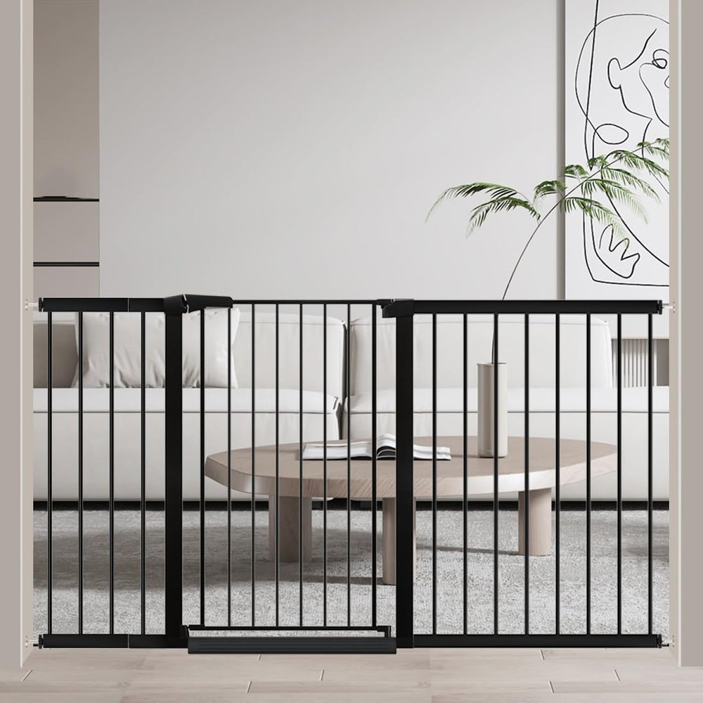 Fairy Baby 38-inch extra tall gate installed in doorway for safer play