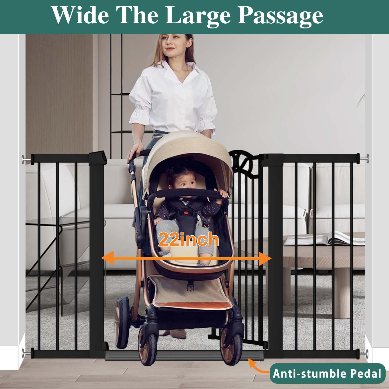 Fairy Baby auto-close and hold-open features offer convenient access.