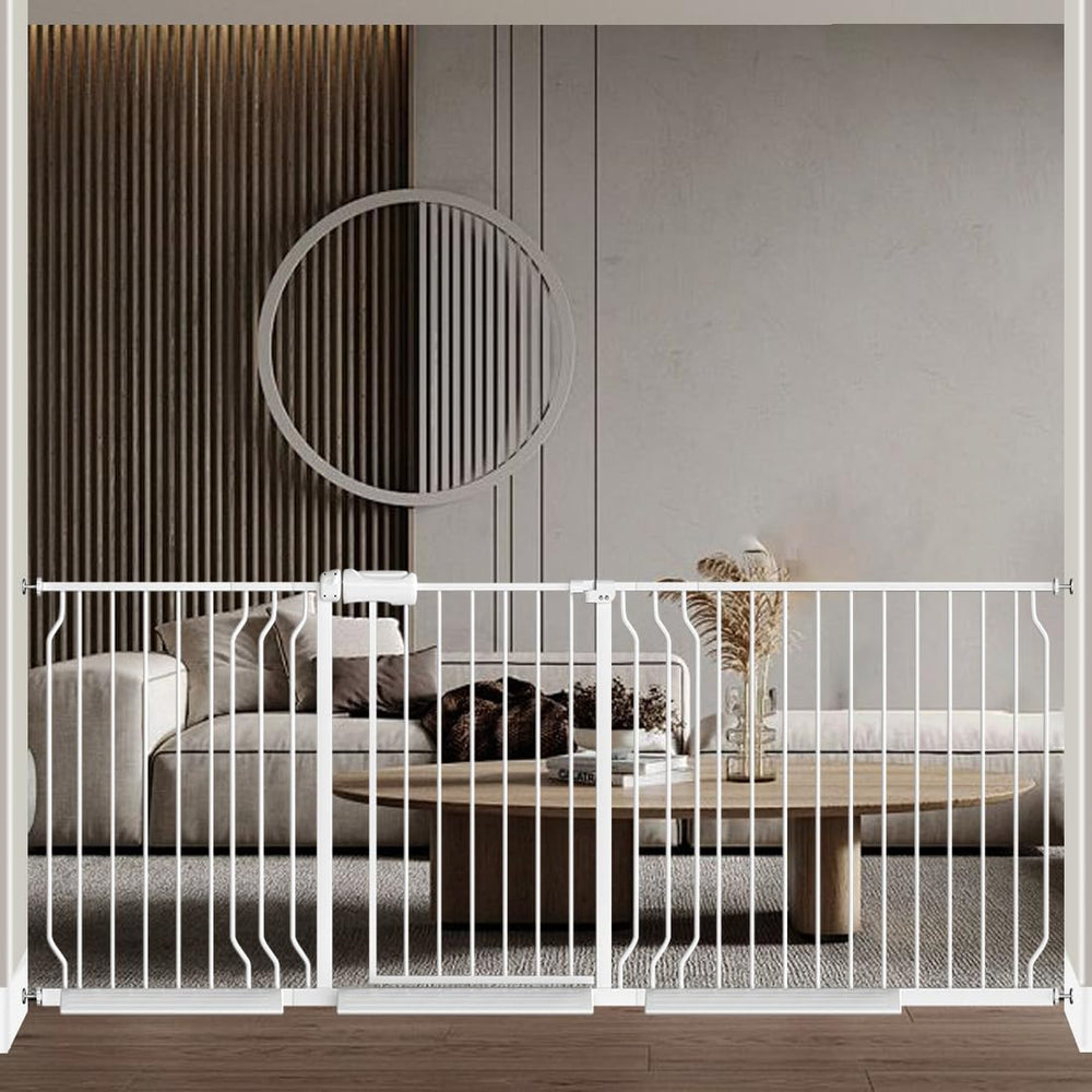 Fairy Baby gate wide-extension fits 81.1-85.8 inches for wider doorways safety