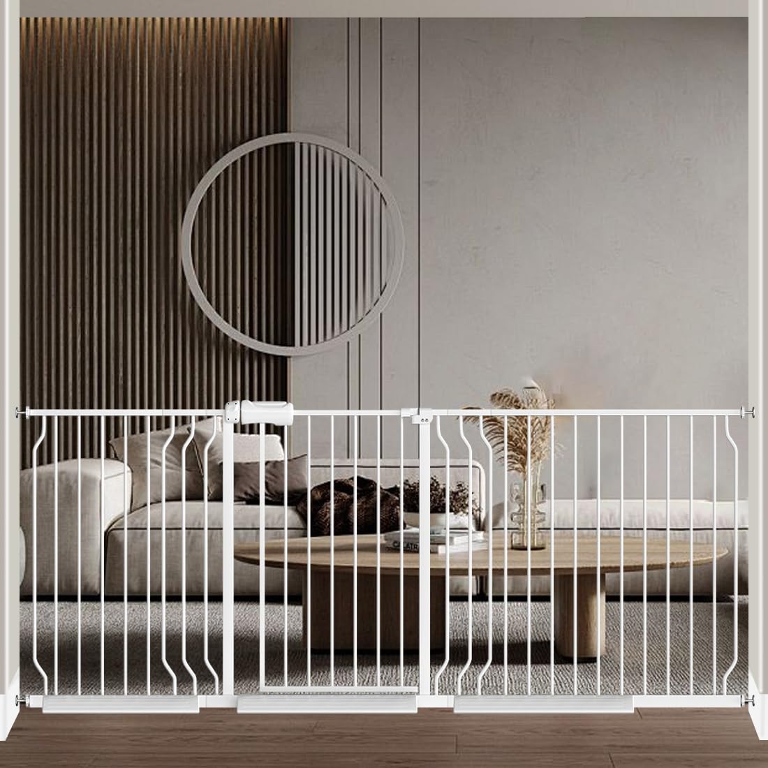 Fairy Baby gate wide-extension fits 81.1-85.8 inches for wider doorways safety