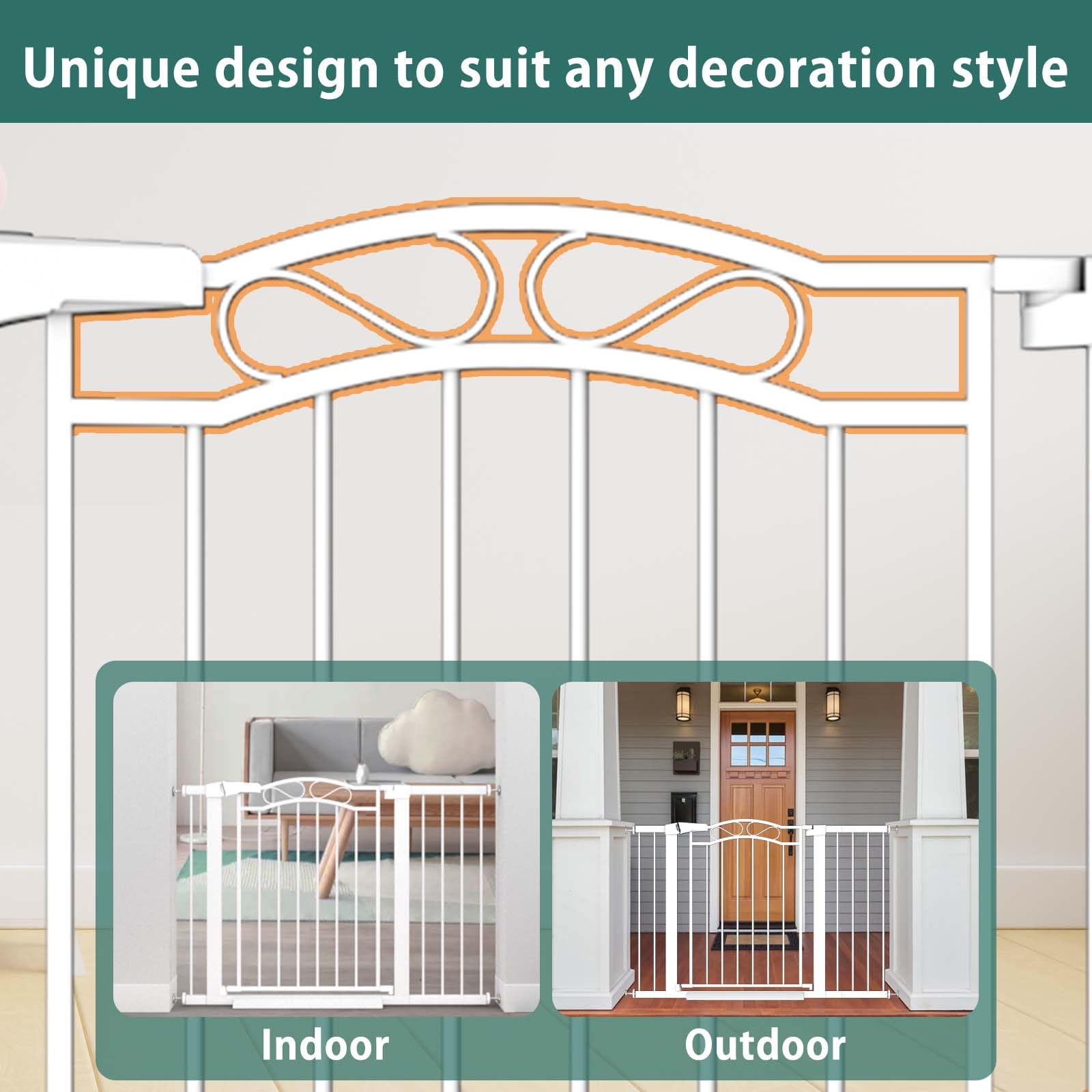 Fairy Baby doorway extensions included for flexible width adjustments