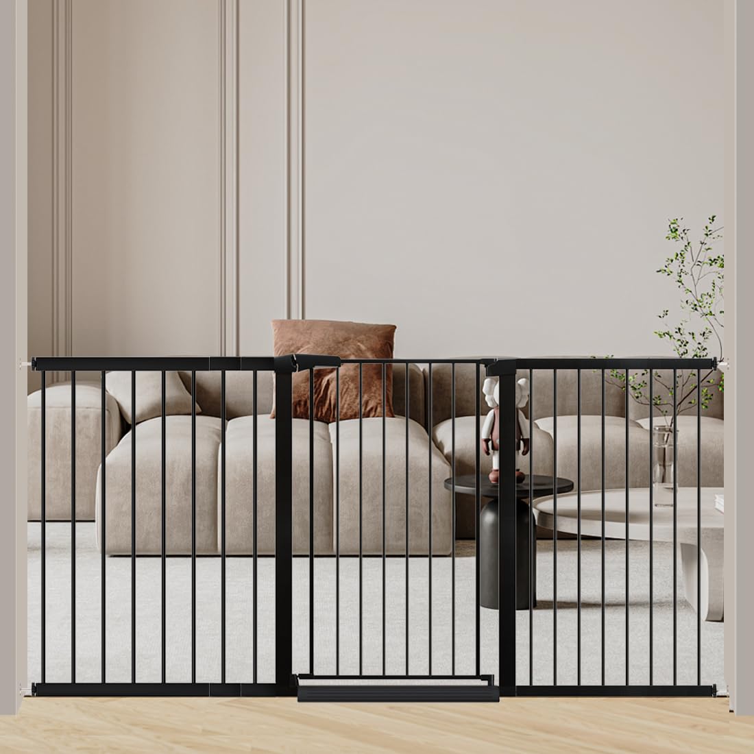 Fairy Baby extra tall gate 38-inch blocks climbing toddlers and pets.