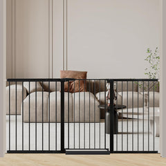 Fairy Baby extra tall gate 38-inch blocks climbing toddlers and pets.