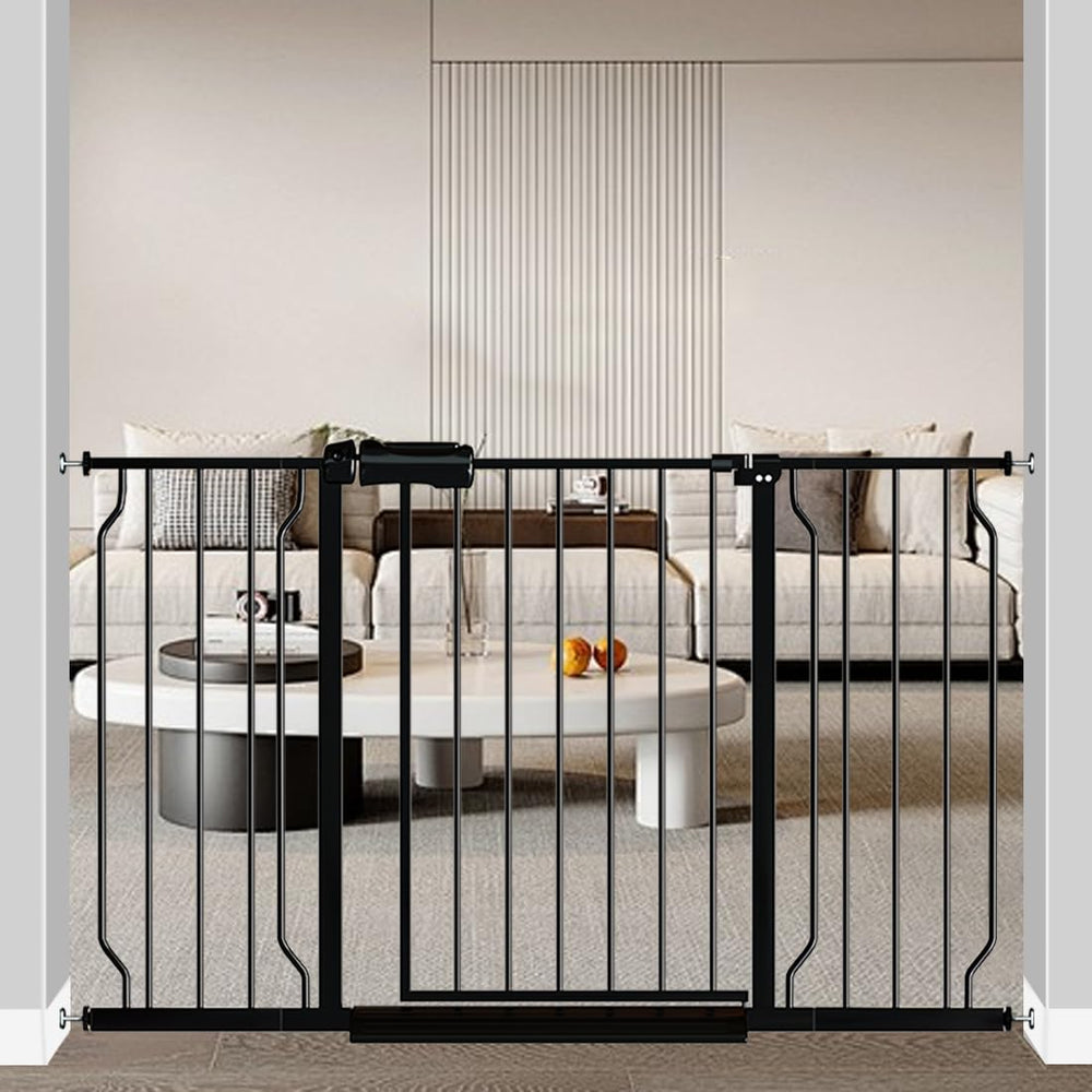 Fairy Baby extra wide gate extended to 48-53 inches for large openings.