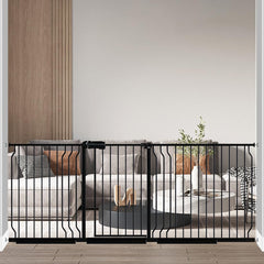 Fairy Baby extra wide gate in an open doorway for easy navigation with a baby