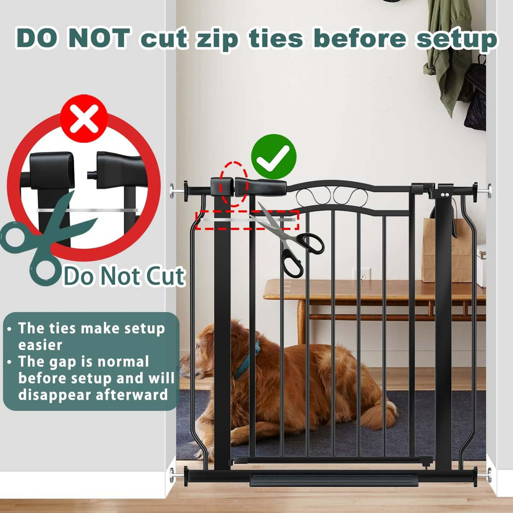 Fairy Baby gate door-walk-through design provides easy passage for adults
