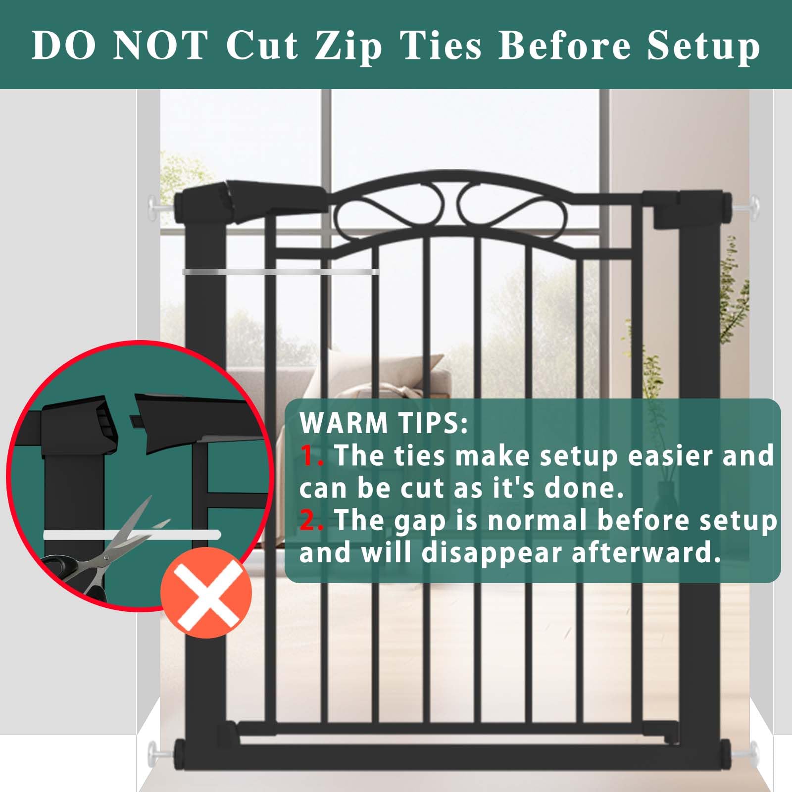 Fairy Baby gate doorway-stair use supports safe passage