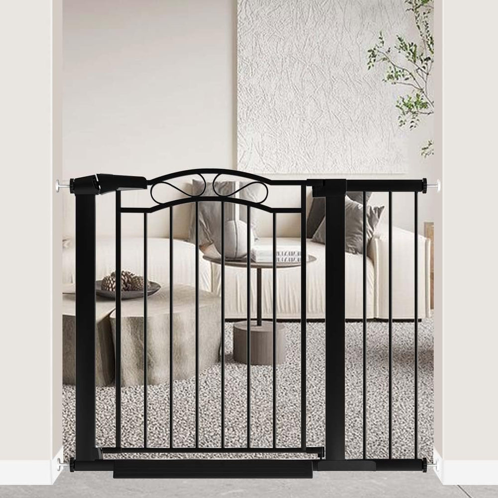 Fairy Baby gate extended opening shows wide-fit versatility for doorways and hallways