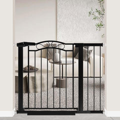 Fairy Baby gate extended opening shows wide-fit versatility for doorways and hallways