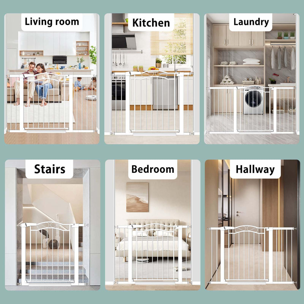 Fairy Baby gate extensions expand openings for wide spaces