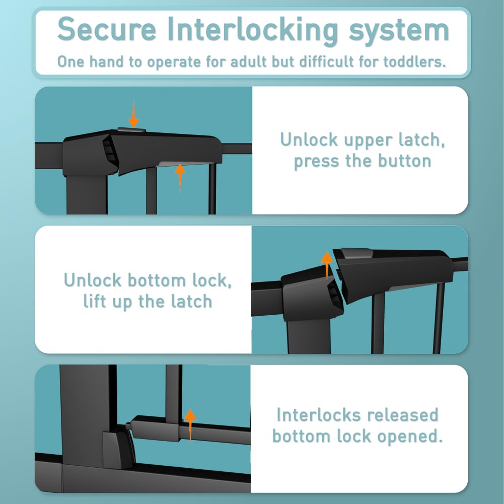 Fairy Baby gate installation instructions-friendly and easy to remove when needed.