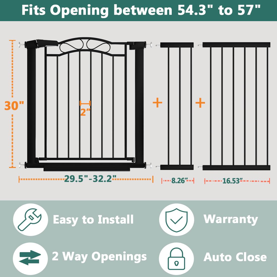 Fairy Baby gate pressure-mount setup demonstrates drill-free installation.