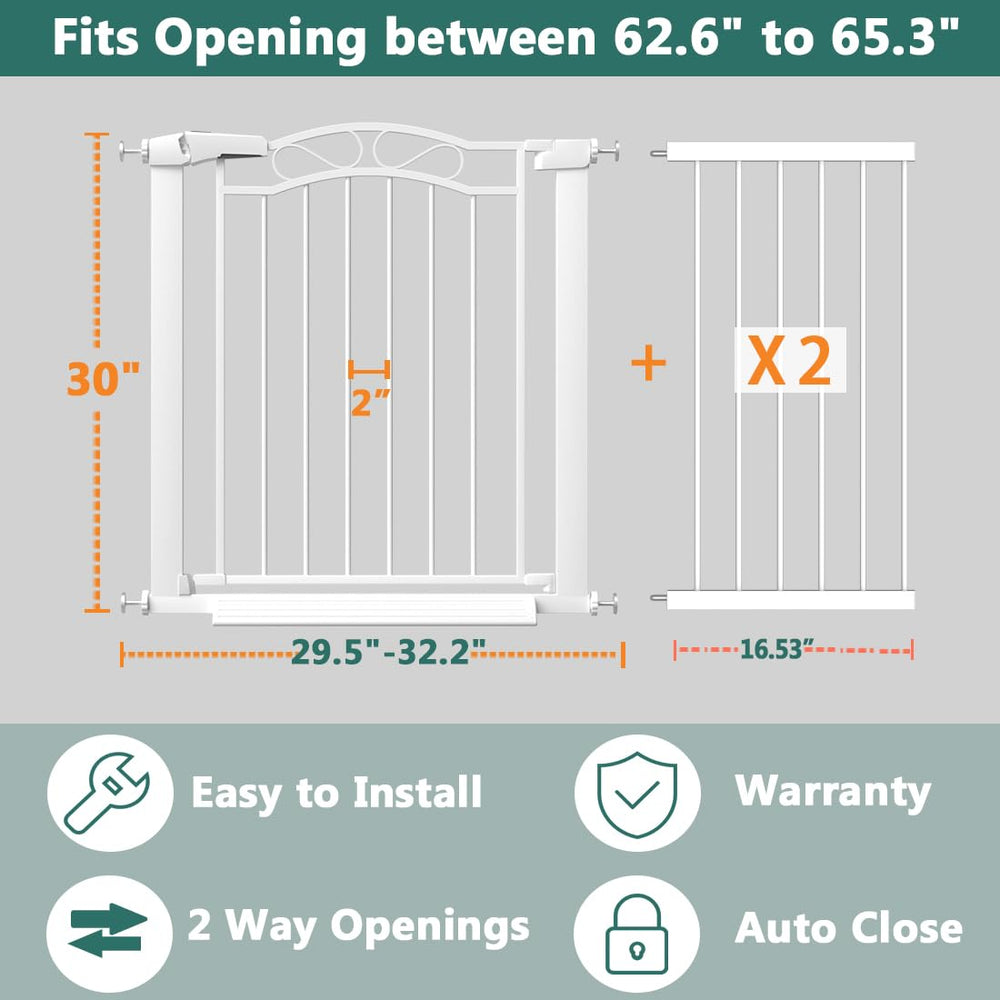 Fairy Baby gate pressure-mounted setup enables easy, no-drill installation in any doorway.