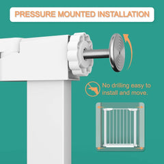 Fairy Baby pressure-mounted installation demonstrates tool-free setup between walls