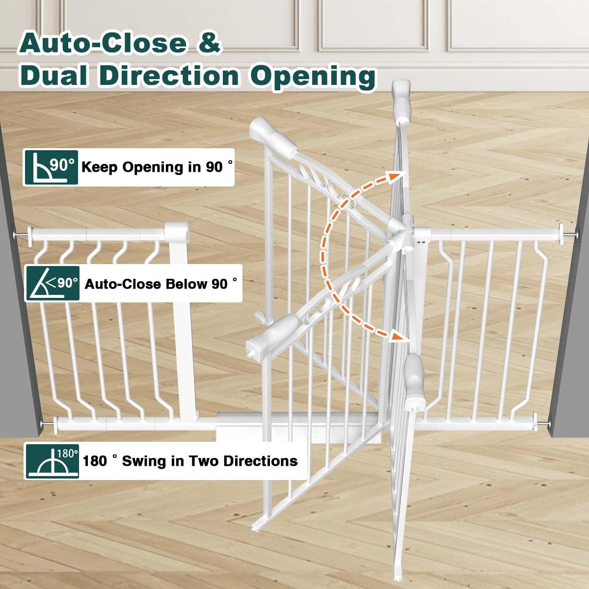 Fairy Baby pressure-mount no-drill installation offers quick setup and easy removal.