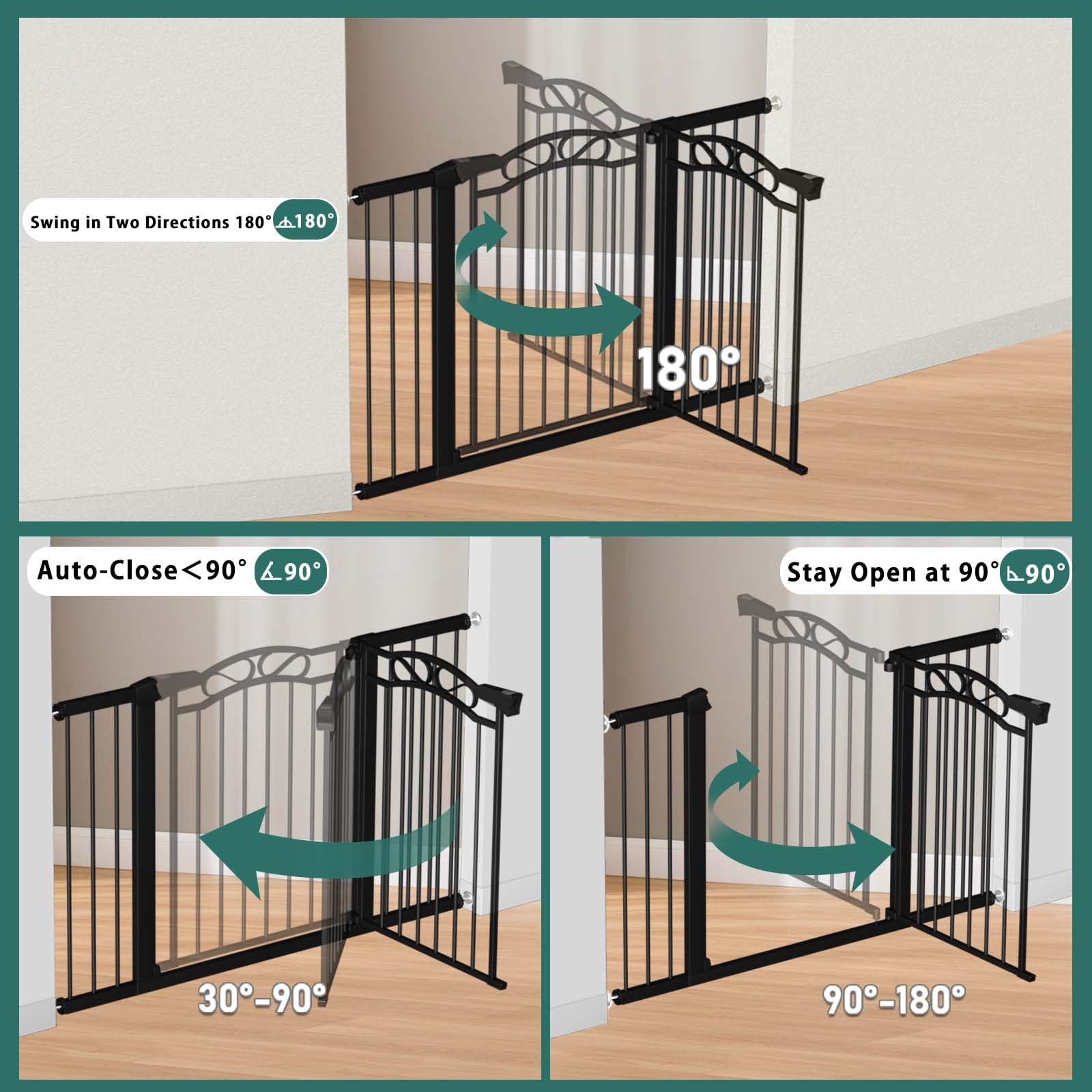 Fairy Baby pressure-mount setup allows drill-free installation in hallways.
