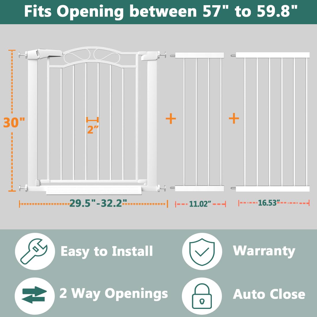 Fairy Baby pressure-mounted gate no-drill demonstrates tool-free setup for quick room-safe barriers.
