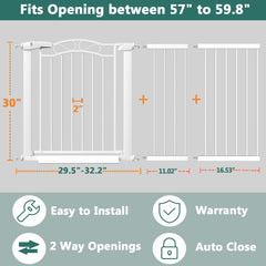 Fairy Baby pressure-mounted gate no-drill demonstrates tool-free setup for quick room-safe barriers.