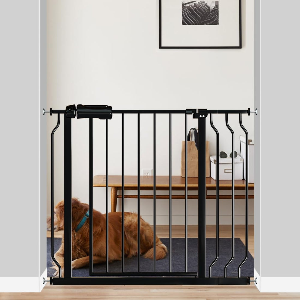 Fairy Baby walk-through gate expands to 34-38.5 inches for wide doorway safety.