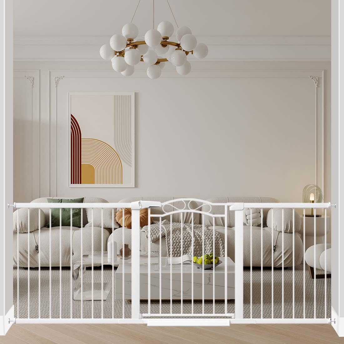 Fairy Baby wide gate walk-through provides safe doorway passage.