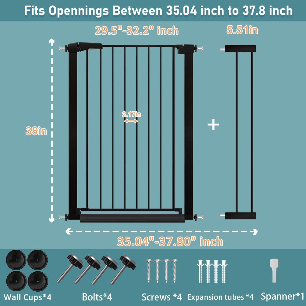 Fairy Baby width-adjustments demonstrate fit between 35.04 and 37.80 inches.