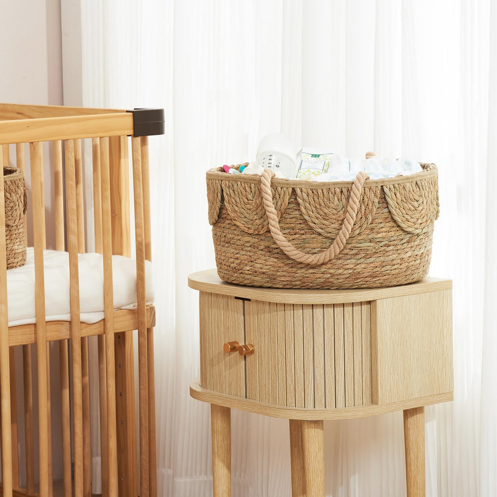 FairyHaus lightweight and durable seagrass caddy for everyday essentials
