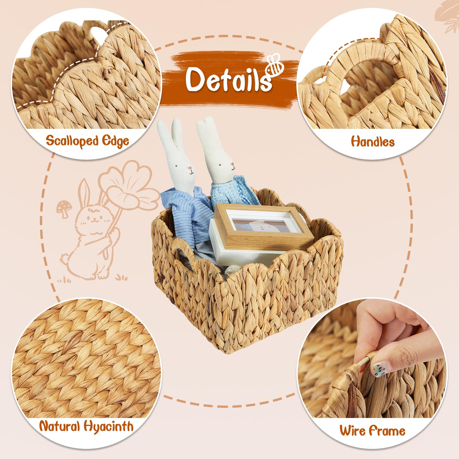 FairyHaus kitchen-organizer basket tidies utensils and pantry essentials with style.