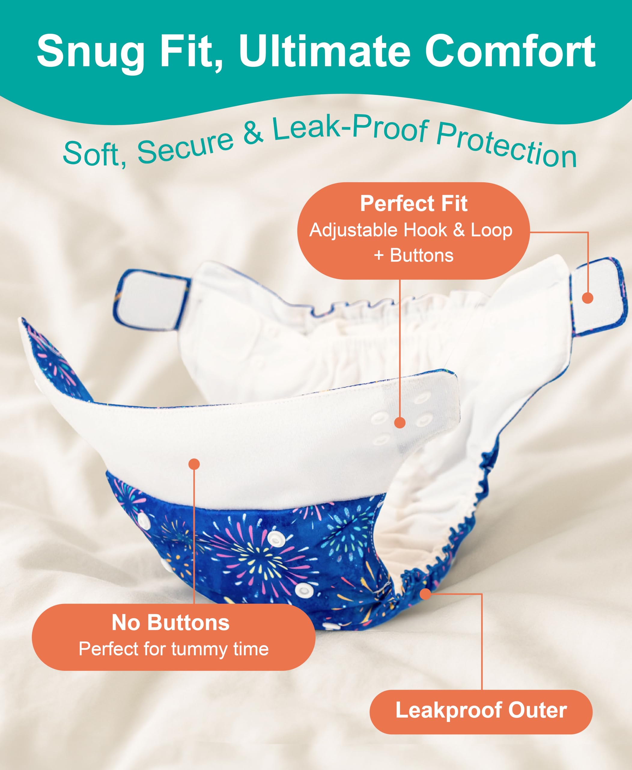 Fairywell soft skin-friendly materials protect sensitive skin and prevent irritation