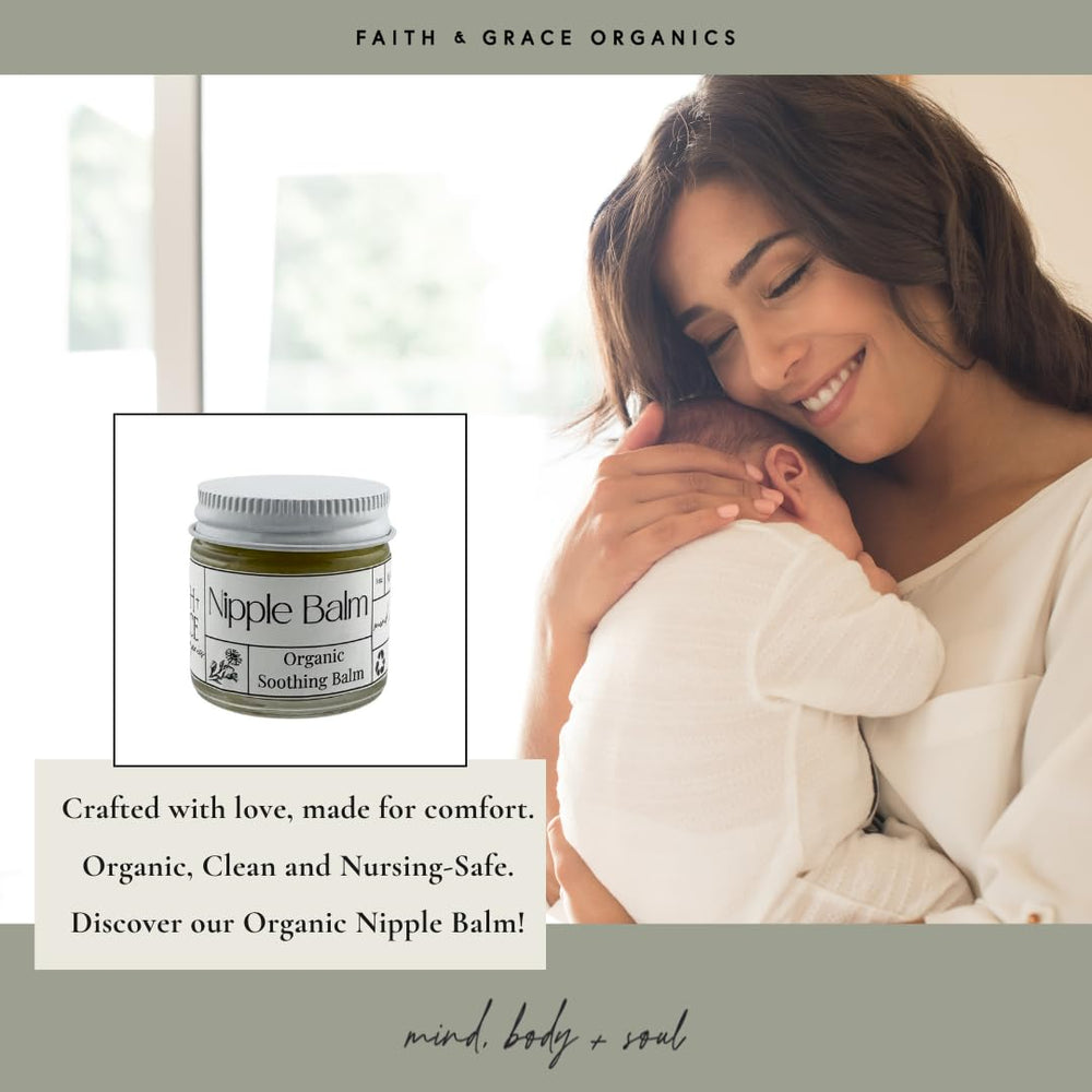 Faith and Grace Organics beeswax cacao butter provide rich emollients for dry skin.