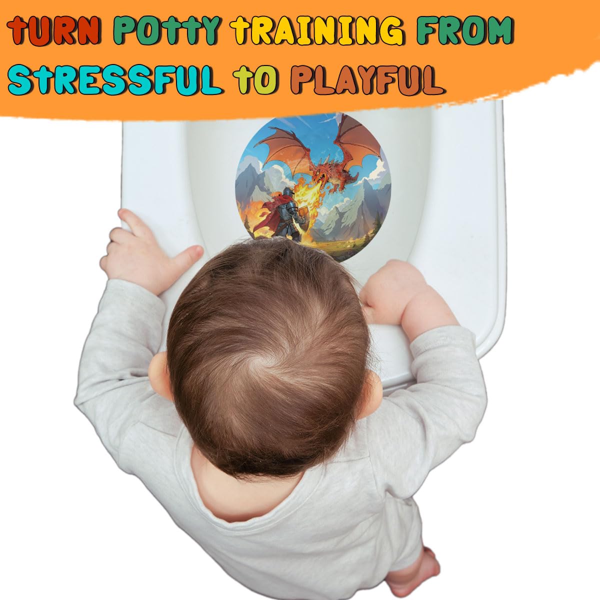 Faivykyd toddler-aiming target helps children focus during potty practice.