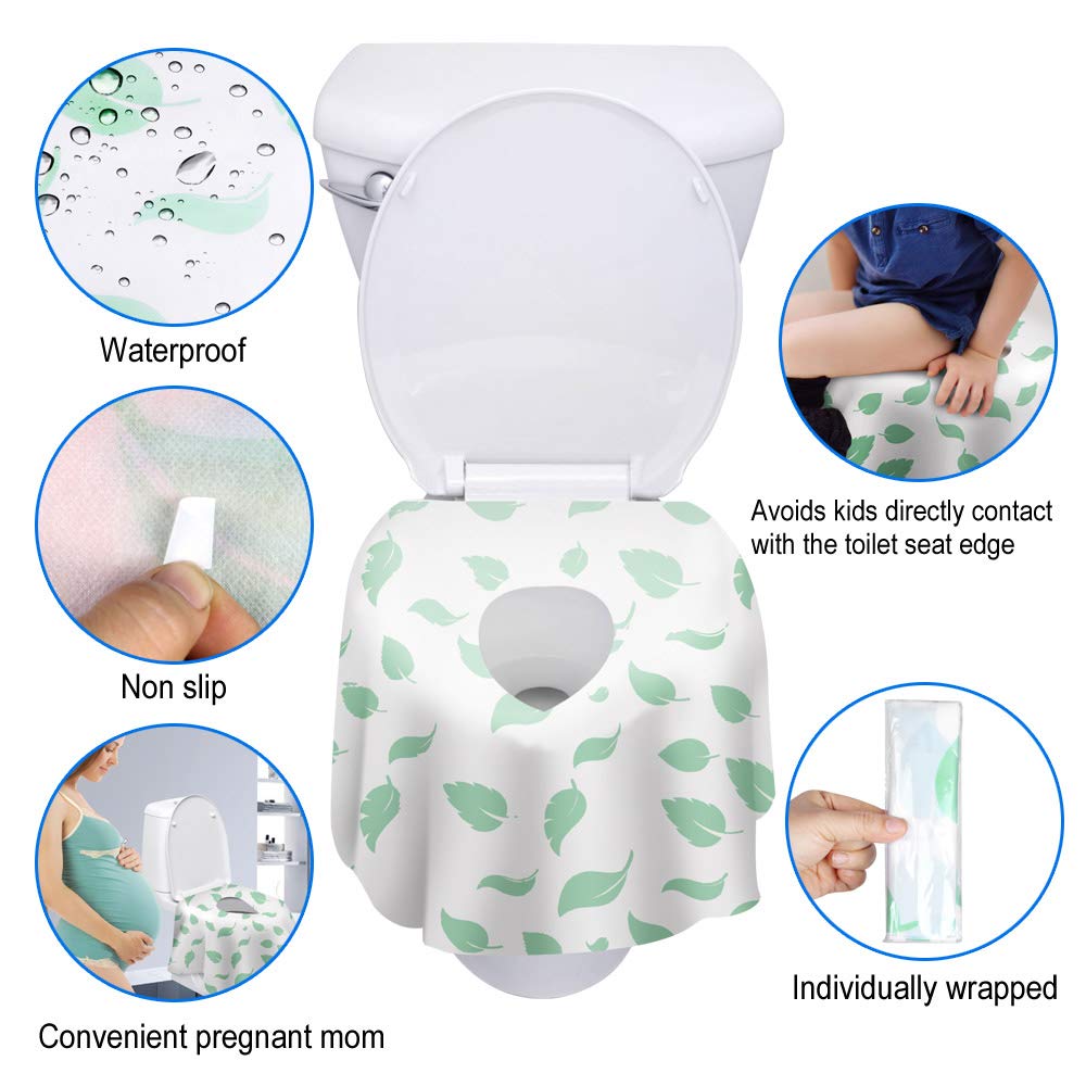Famard extra-large portable potty seat covers for comfortable use