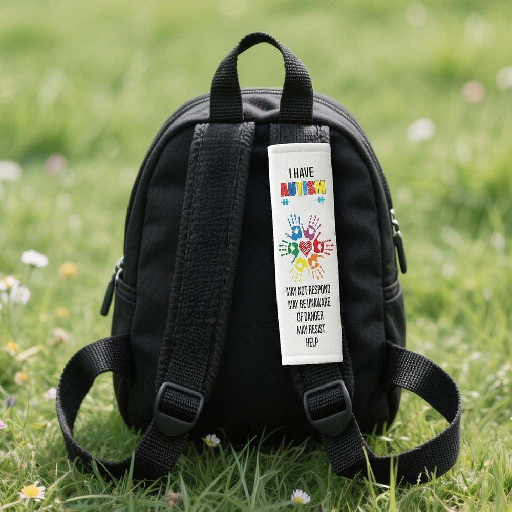 FAMCHAINS travel-friendly belt cover offers autism support while on the go.