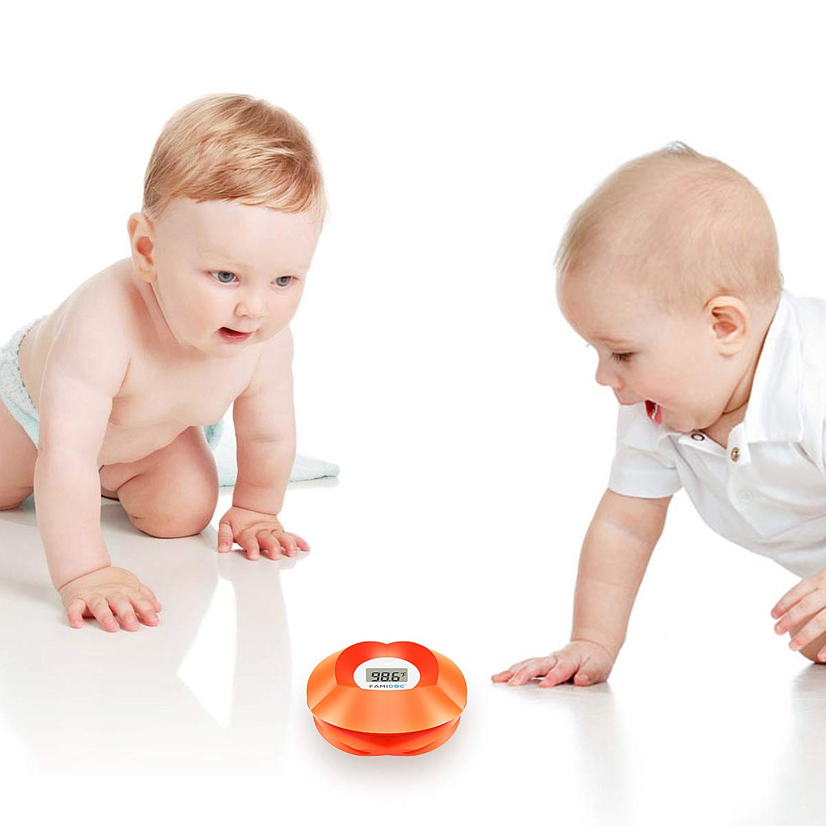 Famidoc flower toy bath thermometer provides quick, accurate readings with waterproof durability.