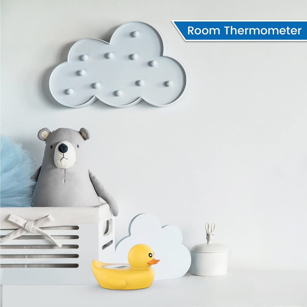 Famidoc waterproof design lets the thermometer float safely during baths