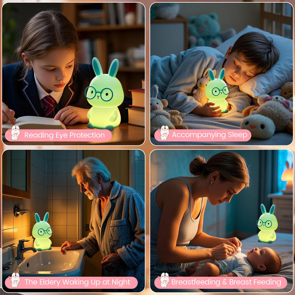FAMIDUO anti-blue flicker LED protects eyes during screen-free bedtime rituals