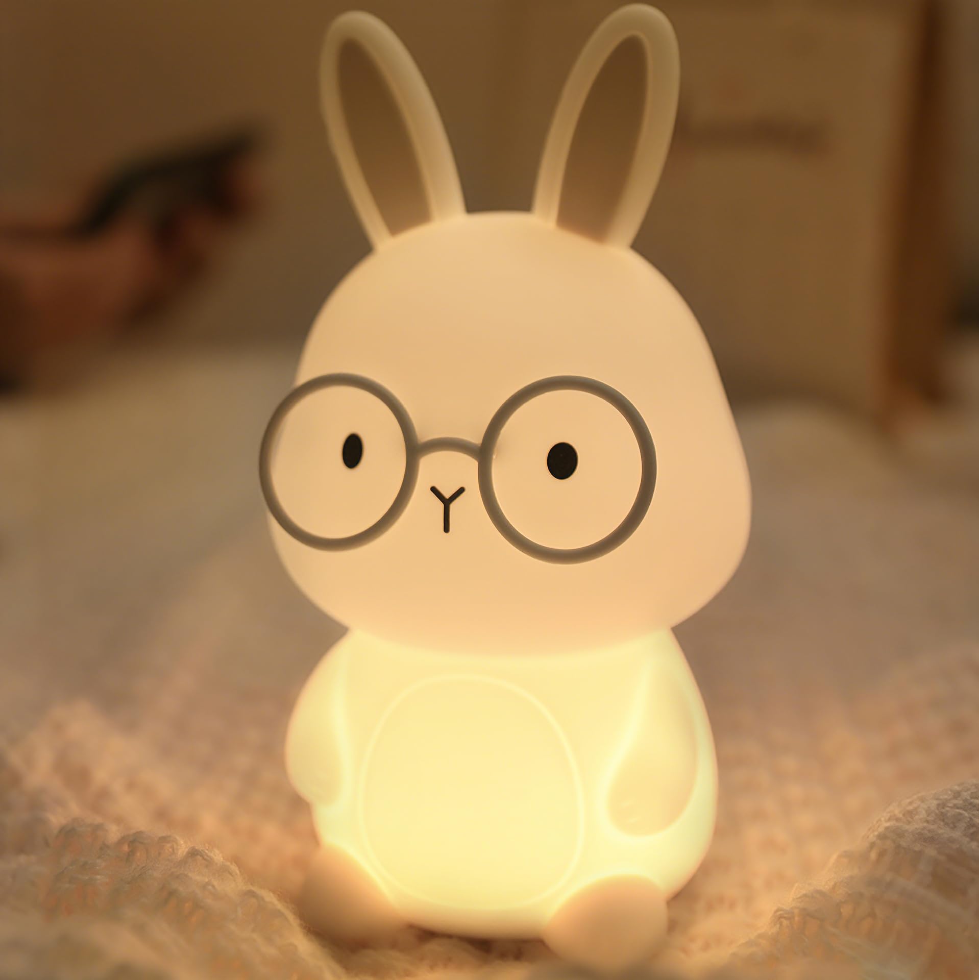 Famiduo bunny night light is BPA-free and child-safe for family use.