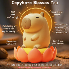 FAMIDUO Capybara night light dimmable offers customizable brightness for cozy nights