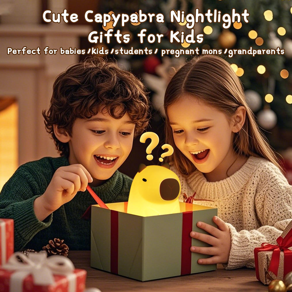 FAMIDUO Capybara night light nursery-safe design soothing for bedtime