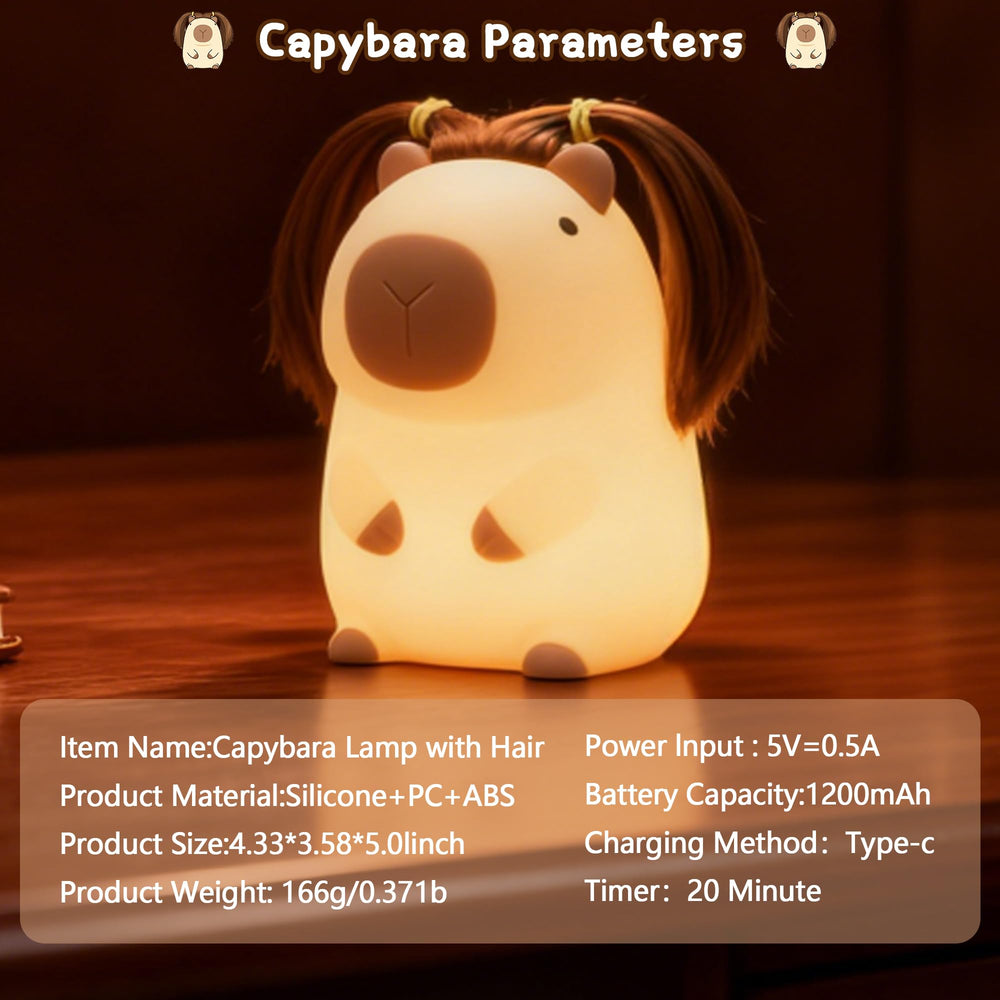 FAMIDUO capybara night light portable design ideal for night navigation